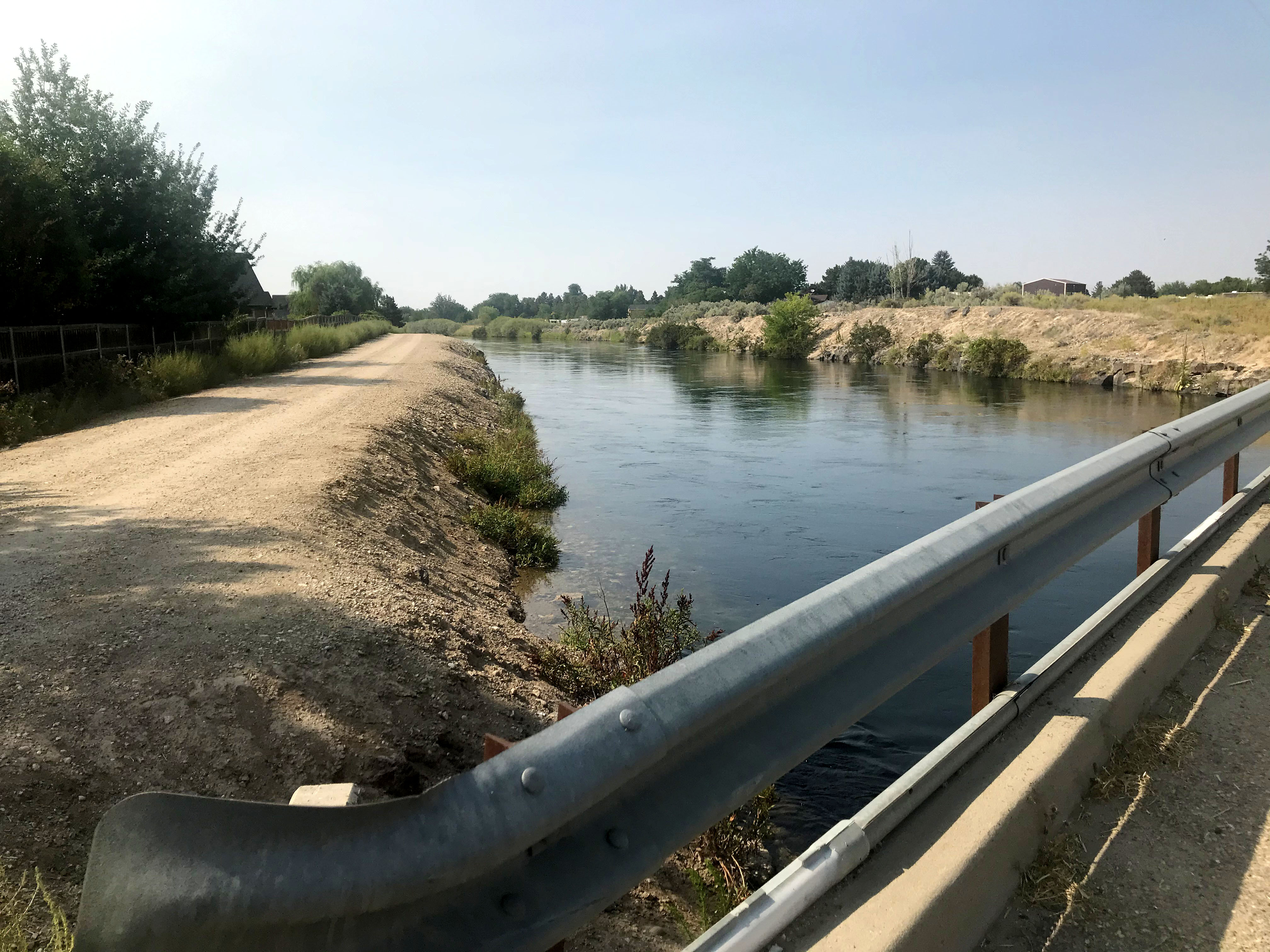 image of a local canal in Boise, Idaho